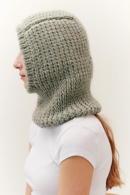 AQUA GREEN BALACLAVA HOOD