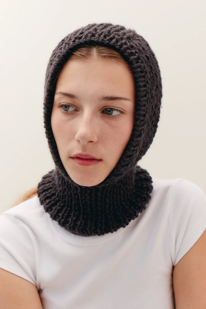 BROWN BALACLAVA HOOD