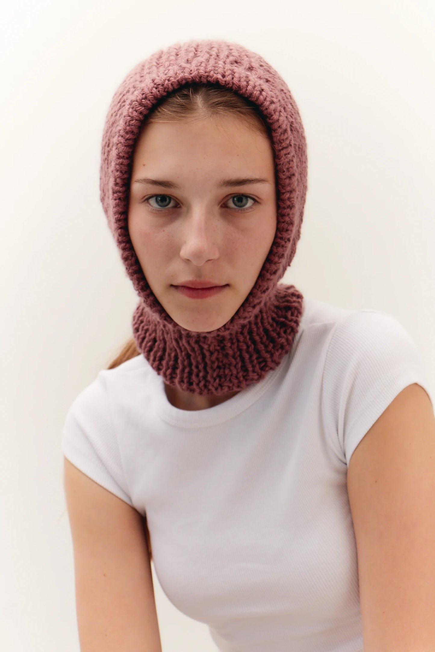 SALMON BALACLAVA HOOD