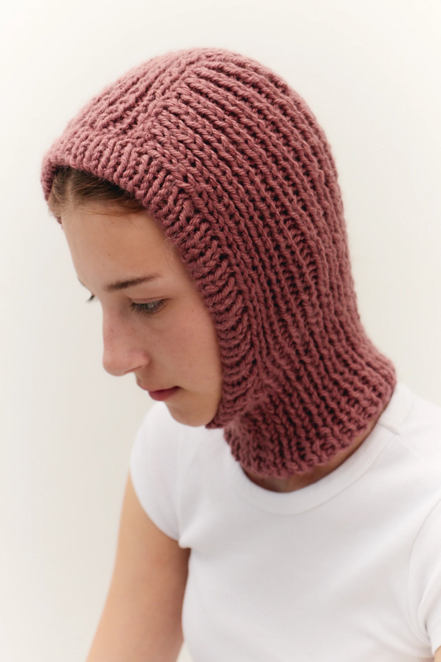 SALMON BALACLAVA HOOD